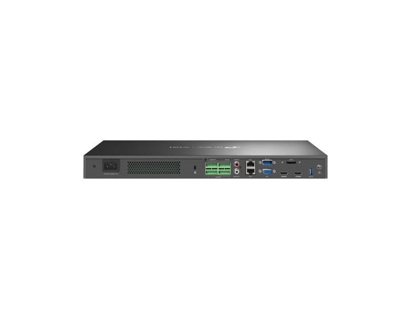 TP-Link Network video snimač, 64 kanala, H.265+/H.265/ H.264+/H.264, 8MP, 16TB HDD, 4×SATA, VGA/HDMI, RJ-45, USB×3, 2xAudio, Vigi app