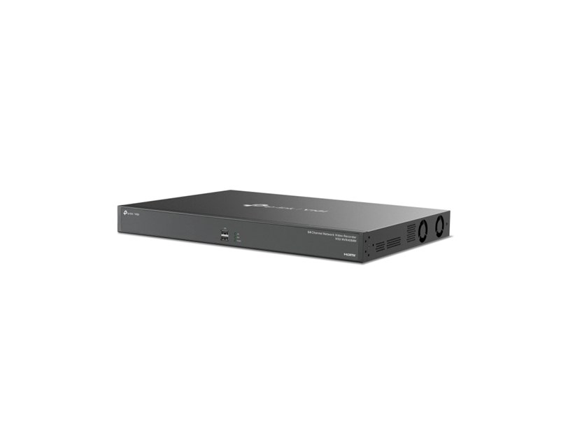 TP-Link Network video snimač, 64 kanala, H.265+/H.265/ H.264+/H.264, 8MP, 16TB HDD, 4×SATA, VGA/HDMI, RJ-45, USB×3, 2xAudio, Vigi app