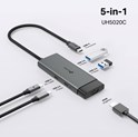 TP-Link 5-portni USB-C HUB 2xUSB-A, 1xUSB-C, 1xUSB-C PD, 1x HDMI 4K 60Hz, crni 