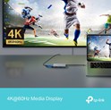 TP-Link 5-portni USB-C HUB 2xUSB-A, 1xUSB-C, 1xUSB-C PD, 1x HDMI 4K 60Hz, crni 