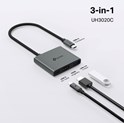 TP-Link 3-portni USB-C HUB 1xUSB-A, 1xUSB-C PD, 1x HDMI 4K 60Hz, crni 