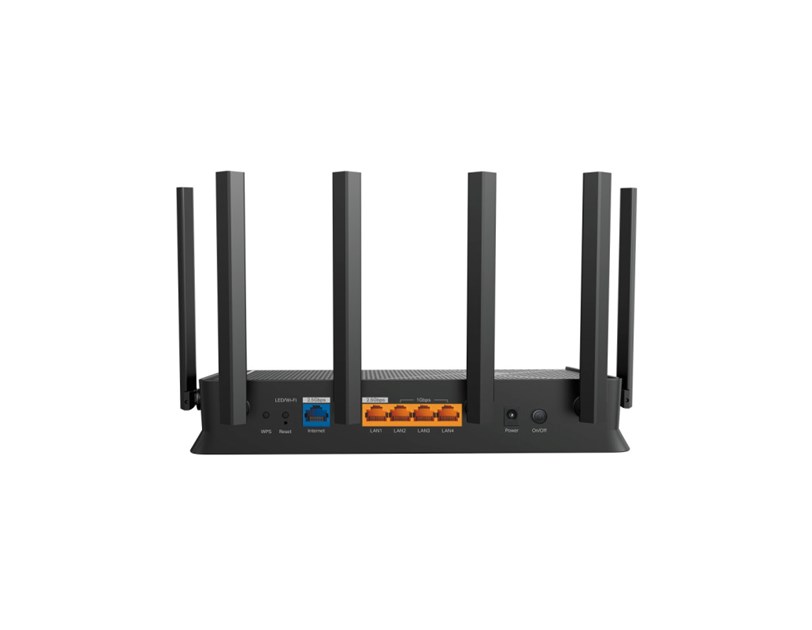 TP-Link BE6500 Wi-Fi 7 usmjerivač (Dual-Band Router Wi-Fi 7), 688Mbps/5764Mbps (2.4GHz/5GHz) MU-MIMO, 1×2.5 Gbps WAN , 1×2.5 Gbps LAN, 3×1 Gbps LAN, Tether App