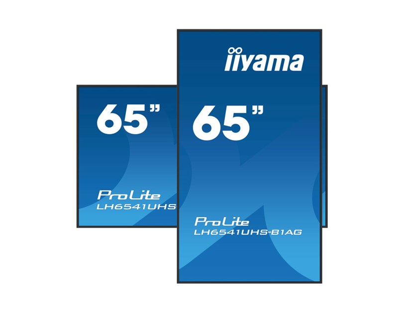 IIYAMA 65" LH6541UHS-B1AG 4K UHD (3840x2160) VA Signage, 16:9, 6.5ms, 500 cd/m2, 5000:1, HDMI, USB-A, zvučnici, crni 