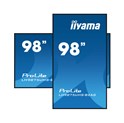 IIYAMA 98" LH9875UHS-B2AG 4K UHD (3840x2160) IPS Signage, 60Hz, 16:9, 8ms, 500 cd/m2, 1200:1, VGA/DVI/HDMI/DP, 2x USB-A, zvučnici, crni 
