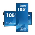 IIYAMA 105" LH10551UWS-B1AG 5K UW (5120x2160) IPS Signage, 60Hz, 21:9, 8ms, 500 cd/m2, 1200:1, HDMI, DP, 4xUSB-A, 1xUSB-C, zvučnici, crni  