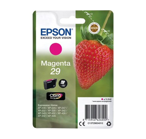 Epson tinta C13T29834012, magenta 3.2ml (180 str.)