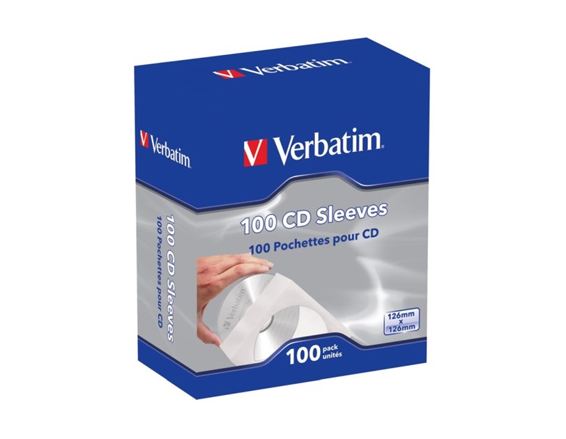 Verbatim CD/DVD papirnate košuljice (pakiranje 100 kom.)