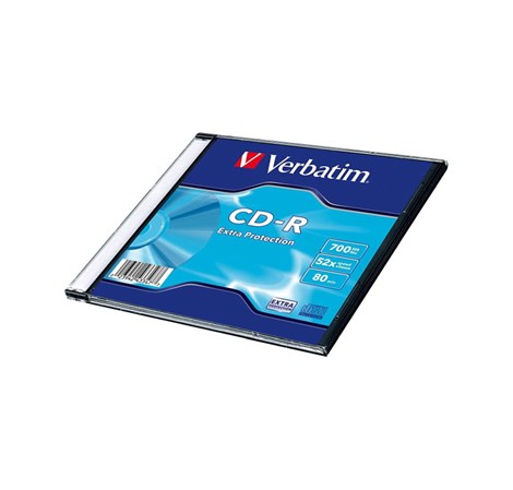 CD-R Verbatim 700MB 52× Datalife/Extra Protection 1 komad Slimcase