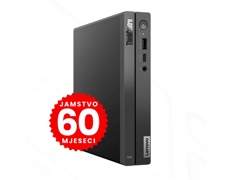 Lenovo ThinkCentre NEO 50q Gen 4 Tiny, Intel Core i5-13420H, 16GB DDR4, 1TB SSD, UHD, HDMI/DP, WiFi-ax/BT5.1, tipk/miš, Win 11 Pro + 5Y (12LN003RCR)
