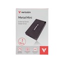 Verbatim Metal Mini 1TB SSD vanjski disk USB-C 3.2 Gen2, 2000/1750 MB/s