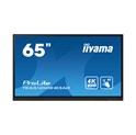 IIYAMA 65" TE6512MIS-B3AG Touchscreen 4K UHD (3840x2160) IPS, 16:9, 8ms, 400 cd/m2, 4000:1, VGA, HDMI, 5xUSB-A, 1xUSB-C, zvučnici, crni 