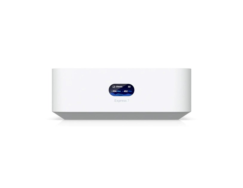 Ubiquiti UniFi Express 7  upravljački uređaj/pristupnik - WiFi 7, LAN & WAN port, LCM display