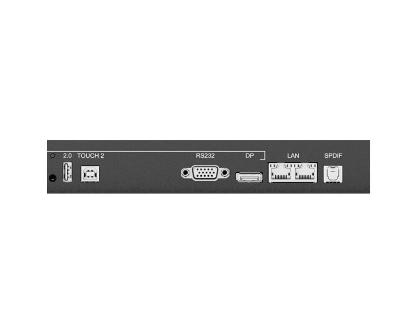 IIYAMA 65" TE6514MIS-B2AG Touchscreen 4K UHD (3840x2160) VA, 16:9, 6.5ms, 450 cd/m2, 5000:1, HDMI/DP, 6xUSB-A, 2xUSB-C, zvučnici, crni 