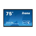 IIYAMA 75" TE7514MIS-B2AG Touchscreen 4K UHD (3840x2160) VA, 16:9, 8ms, 450 cd/m2, 5000:1, HDMI/DP, 6xUSB-A, 2xUSB-C, zvučnici, crni
