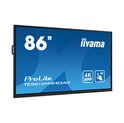 IIYAMA 86" TE8612MIS-B3AG Touchscreen 4K UHD (3840x2160) VA, 16:9, 8ms, 400 cd/m2, 8000:1, VGA/HDMI, 5xUSB-A, 1xUSB-C, zvučnici, crni