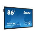 IIYAMA 86" TE8614MIS-B2AG, iiWare12E (EDLA - Google - GMS apps) , Android 13, 50-Points PureTouch IR+ with zero bonding, 3840x2160, UHD VA panel, Multi-Screen Display supported, Metal Housing, Fan-les