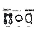 IIYAMA 86" TE8614MIS-B2AG, iiWare12E (EDLA - Google - GMS apps) , Android 13, 50-Points PureTouch IR+ with zero bonding, 3840x2160, UHD VA panel, Multi-Screen Display supported, Metal Housing, Fan-les
