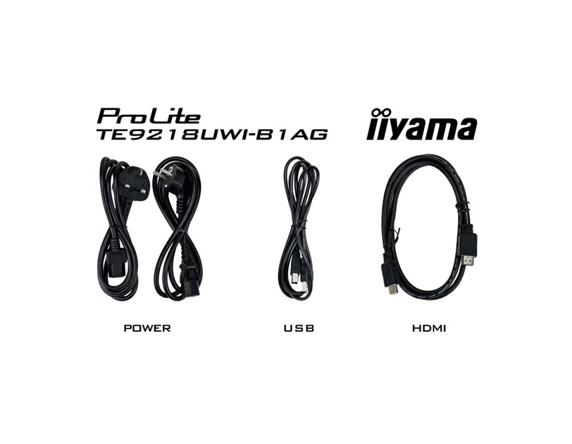 IIYAMA 92" TE9218UWI-B1AG UW5K 5120x2160, iiWare11 , Android 13, 50-Points PureTouch IR+ with zero bonding, VA panel, Multi-Screen Display supported, Metal Housing, Fan-less, Speakers 2x 16W + 16W sub