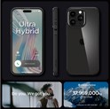 Spigen Crystal Hybrid, matte black - iPhone 15 Pro Max (ACS06449)
