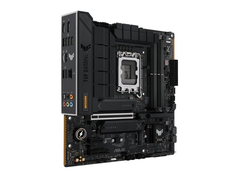 Asus MB TUF GAMING B760M-PLUS II, S.1700, Intel B760, 4×DDR5, PCIe 5.0, HDMI/DP, mATX