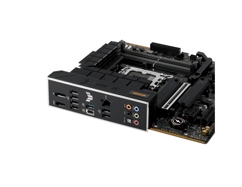 Asus MB TUF GAMING B760M-PLUS II, S.1700, Intel B760, 4×DDR5, PCIe 5.0, HDMI/DP, mATX