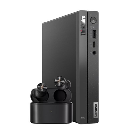 Lenovo ThinkCentre NEO 50q Gen 4 Tiny + 1MORE TWS Color Buds, Intel Core i5-13420H, 16GB DDR4, 512GB SSD, Intel UHD Graphics, HDMI/DP, WiFi-ax/BT5.1, tipk/miš + Win 11 Pro + 3Y (12LN0024CR-W11P) 