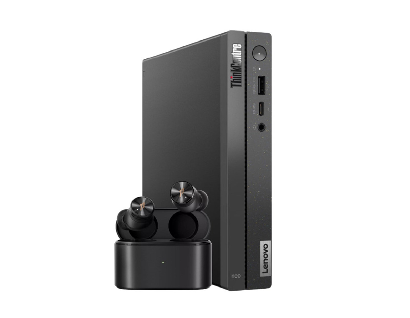 Lenovo ThinkCentre NEO 50q Gen 4 Tiny + 1MORE TWS Color Buds, Intel Core i5-13420H, 16GB DDR4, 512GB SSD, Intel UHD Graphics, HDMI/DP, WiFi-ax/BT5.1, tipk/miš + Win 11 Pro + 3Y (12LN0024CR-W11P)