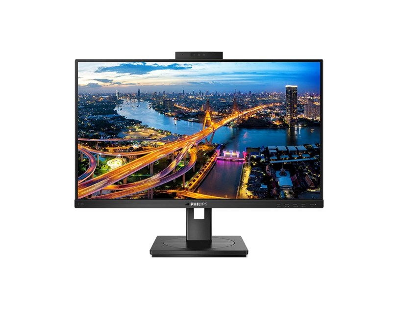 Philips 24" 242B1H/00 FHD (1920×1080) IPS, Pivot, Pop-up webcam, 75Hz, 4ms, 300 cd/m2, 1000:1, VGA/DVI-D/DP/HDMI, 3×USB-A/USB-B, zvučnici, crni