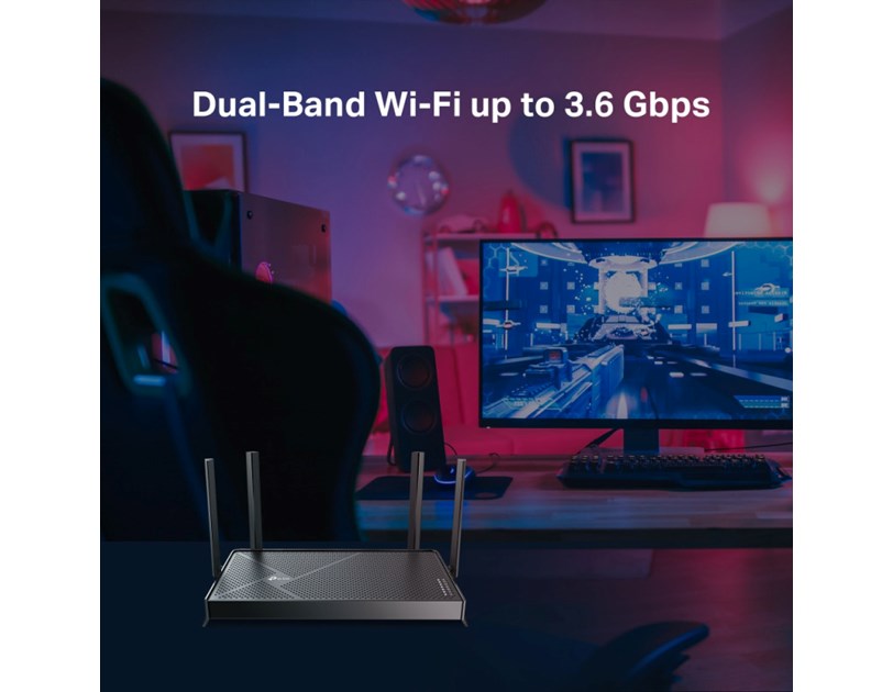 TP-Link BE3600 Archer BE230 Dual-Band Wi-Fi 7 bežični umjerivač (Dual-Band router) 688Mbps/867Mbps (2.4GHz/5Ghz) 2× 2.5G WAN/LAN, 3xGLAN, 1xUSB-A, Tether App