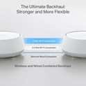 TP-Link BE5000 Tri-Band Whole Home Mesh WiFi 7, 688Mbps/4324 Mbps (2.4GHz/5GHz) 2×2.5 Gbps port, Deco App
