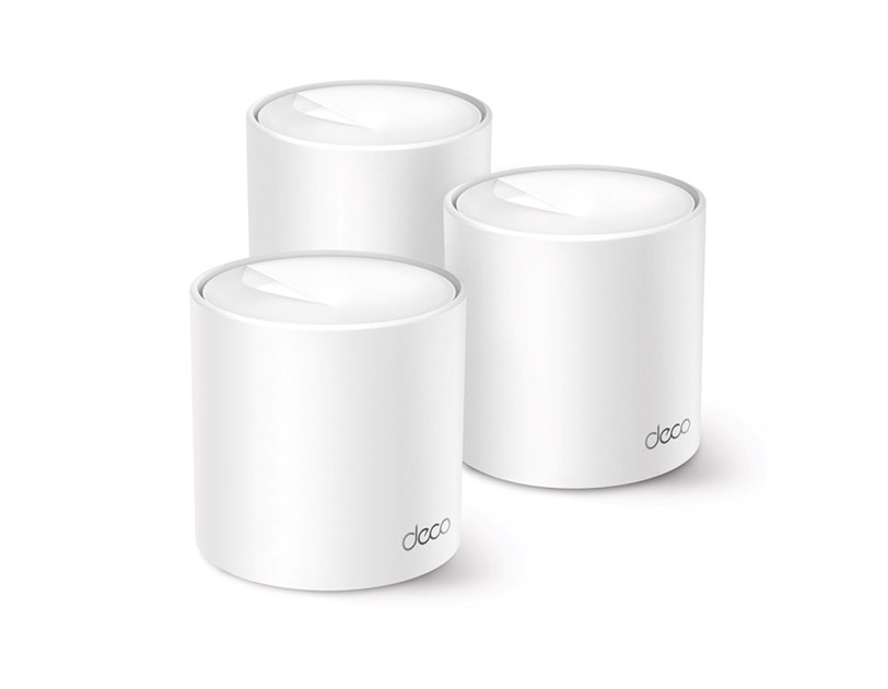 TP-Link AX1500 Deco X10 (3-pack) Mesh Wi-Fi 6 Dual-Band, 300 Mbps/1201 Mbps (2,4GHz/5GHz) 2×Gigabit port, Deco App