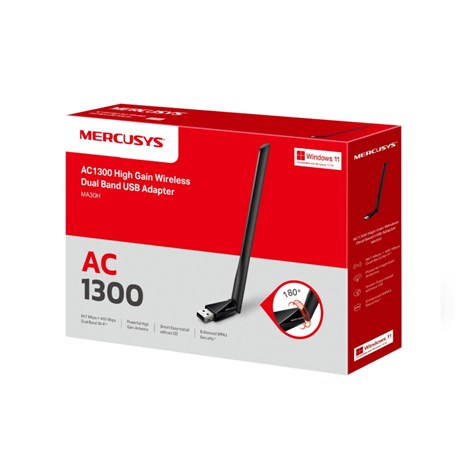 Mercusys AC1300 High Gain Wireless Dual Band USB Adapter