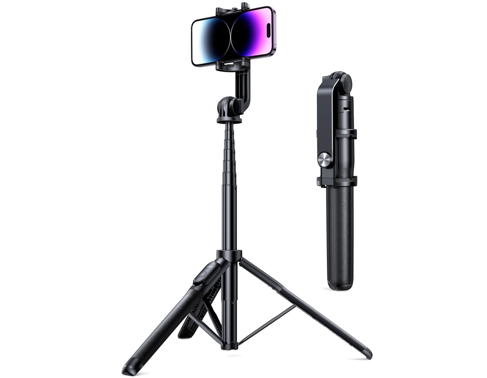 UGREEN Selfie stick 3u1 Tripod s bluetooth daljinskim do 6.8 incha, crni