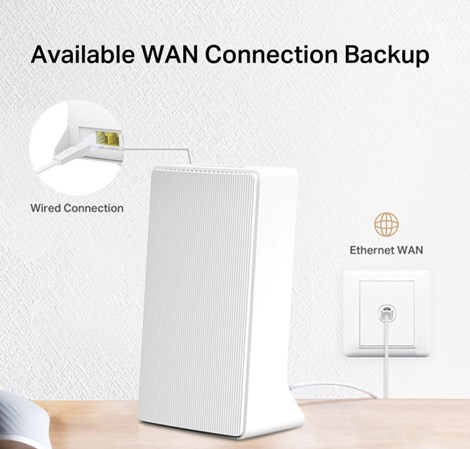 Mercusys bežični N 4G LTE usmjerivač (Router) 300Mbps (2.4GHz), 802.11b/g/n, interni 4G modem, 1×LAN/1×WAN, utor za SIM karticu