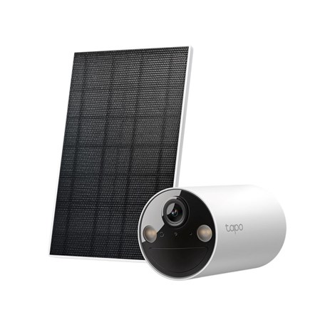 TP-Link Tapo C410 kamera + Tapo A201 Solar panel 2K 3MP, H.264, Color Night Vision, microSD, 2×Spotlights, dvosmjerni audio, detekcija pokreta, vodootporna IP65, Wi-Fi, Tapo app