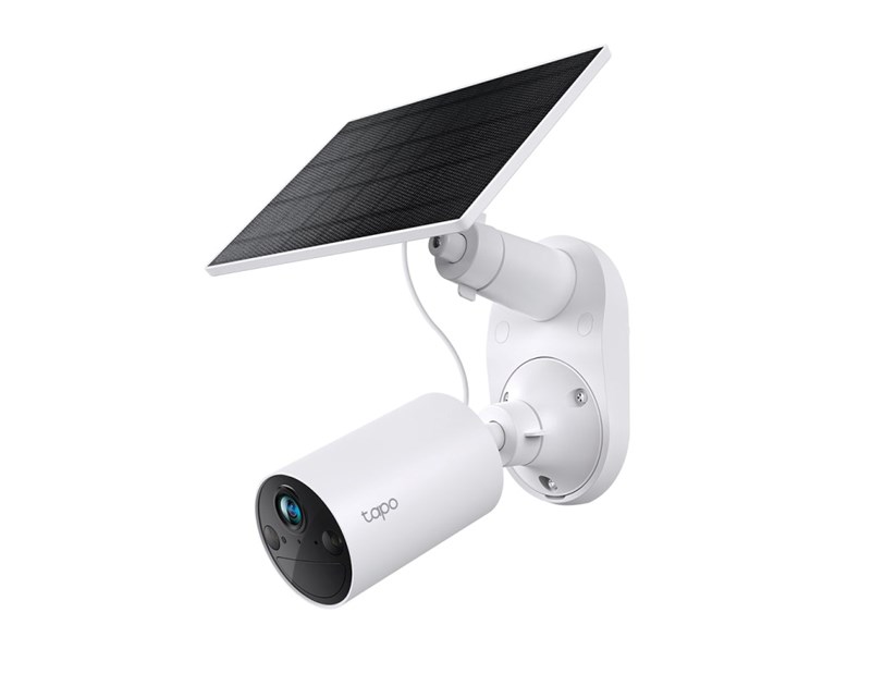 TP-Link Tapo C410 kamera + Tapo A201 Solar panel 2K 3MP, H.264, Color Night Vision, microSD, 2×Spotlights, dvosmjerni audio, detekcija pokreta, vodootporna IP65, Wi-Fi, Tapo app