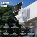 TP-Link Tapo C410 kamera + Tapo A201 Solar panel 2K 3MP, H.264, Color Night Vision, microSD, 2×Spotlights, dvosmjerni audio, detekcija pokreta, vodootporna IP65, Wi-Fi, Tapo app