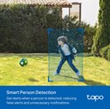 TP-Link Tapo C410 kamera + Tapo A201 Solar panel 2K 3MP, H.264, Color Night Vision, microSD, 2×Spotlights, dvosmjerni audio, detekcija pokreta, vodootporna IP65, Wi-Fi, Tapo app
