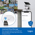 TP-Link Tapo C410 kamera + Tapo A201 Solar panel 2K 3MP, H.264, Color Night Vision, microSD, 2×Spotlights, dvosmjerni audio, detekcija pokreta, vodootporna IP65, Wi-Fi, Tapo app