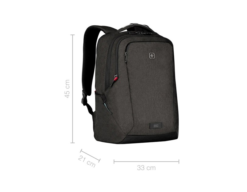 Wenger MX Professional ruksak za 16" prijenosnik, 21 L, vrijesko siva