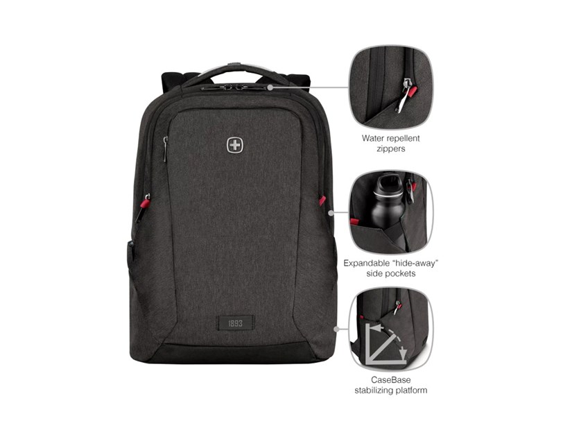 Wenger MX Professional ruksak za 16" prijenosnik, 21 L, vrijesko siva