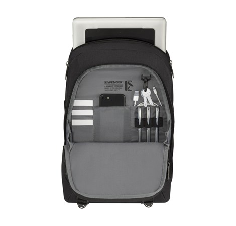 Wenger ruksak Oryson za prijenosnike do 16", 25 L, crni