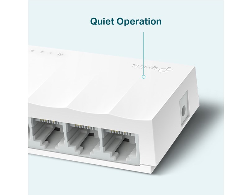 TP Link LS1005 5-Port 10/100Mbps Desktop Network preklopnik (Switch), 802.3X Flow Control, vanjsko napajanje