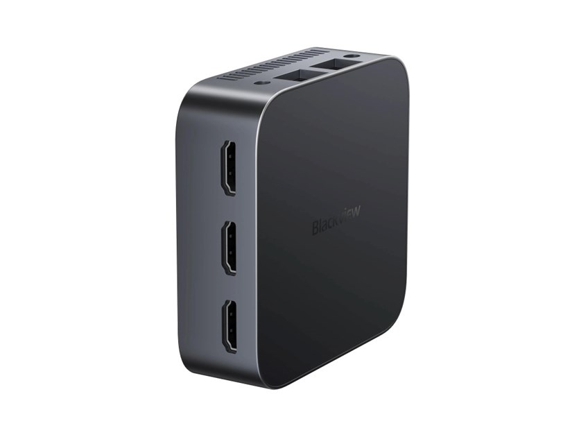 BLACKVIEW MP80 Mini PC, Intel Alder Lake N97, 16GB LPDDR5, 512GB SSD, Intel UHD, Wi-Fi 5, bluetooth 4.2, 3xHDMI, 3xUSB, 2xLAN, Win11Pro