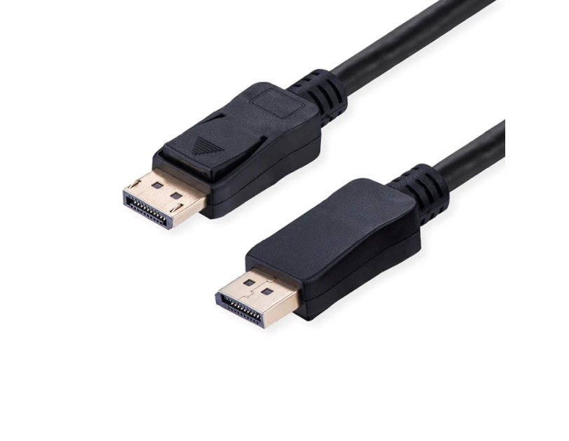 Roline VALUE DisplayPort kabel v2.1, 10K60Hz, UHBR10, DP-DP M/M, 3.0m, crni