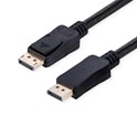 Roline VALUE DisplayPort kabel v2.1, 10K60Hz, UHBR10, DP-DP M/M, 3.0m, crni