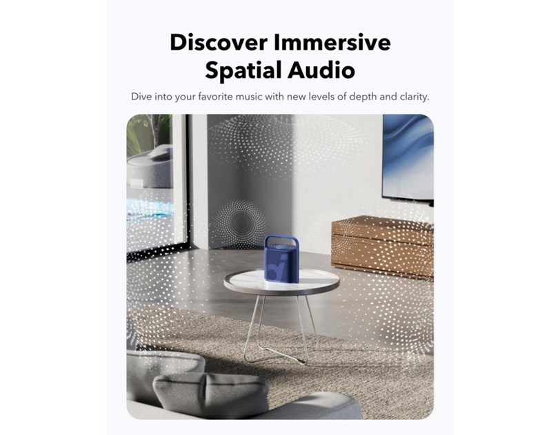 Anker Soundcore Motion X500 prijenosni BT5.0 zvučnik, 40W, IPX7, 12h reprodukcije, crni (A3131011)