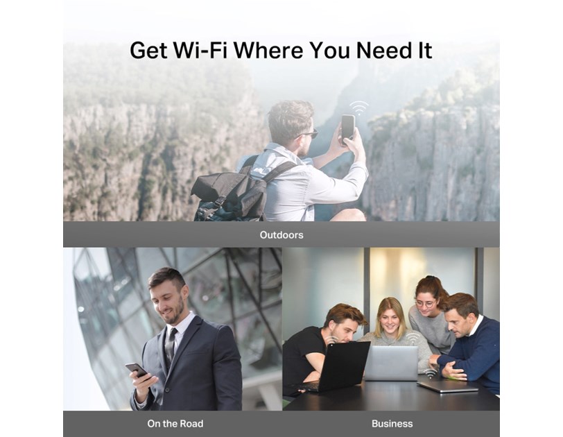 MERCUSYS MT110 150Mbps 4G LTE Mobile Wi-Fi, 150 Mbps (2.4 GHz) 4G Cat4 150/50 Mbps