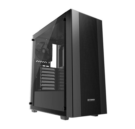 Bit Force GHOST TG-1  Mid Tower ATX kućište bez napajanja, crno