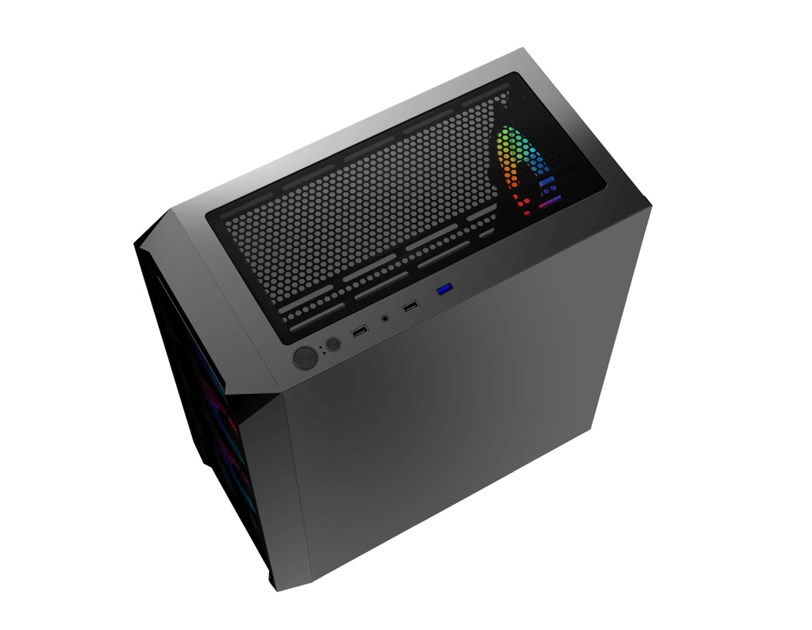 Bit Force PALADIN CF-4 Gaming Midi Tower ATX kućište bez napajanja, crno